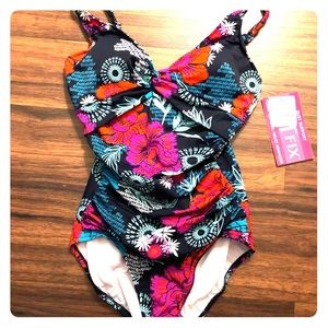 Fitfix one piece floral swimsuit